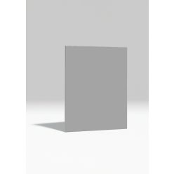Alu Grey PVC falpanel 1220x2800 mm szürke színű