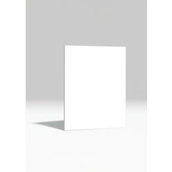 Solid White PVC falpanel 1220x2800 mm fehér színű