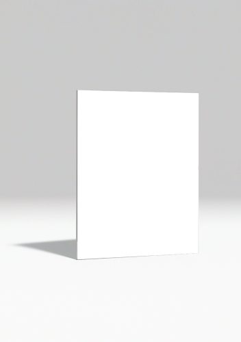Solid White PVC falpanel 1220x2800 mm fehér színű