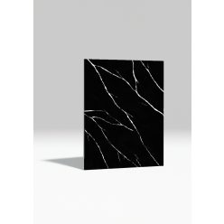   Carrara Black PVC falpanel 1220x2800 mm fekete-fehér színű