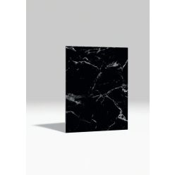 Black White PVC falpanel 1220x2800 mm márvány hatású