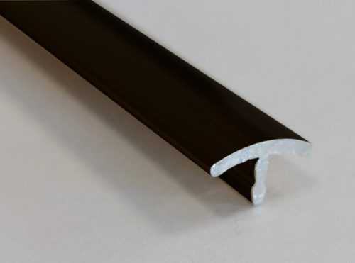 Alumínium T profil falpanel összeillesztéséhez 10 mm fekete
