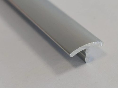Alumínium T profil falpanel összeillesztéséhez 10 mm ezüst