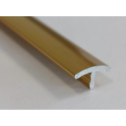   Alumínium T profil falpanel összeillesztéséhez 10 mm arany