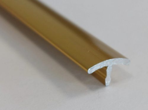 Alumínium T profil falpanel összeillesztéséhez 10 mm arany
