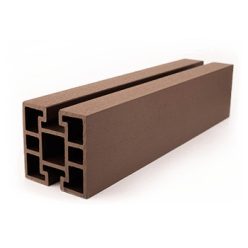 WPC kerítésoszlop 120x120x5800 mm barna
